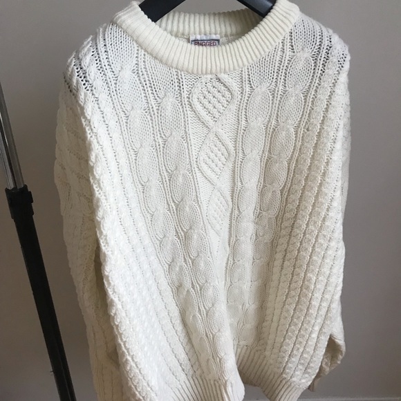 White woven sweater in excellent condition - Picture 1 of 4